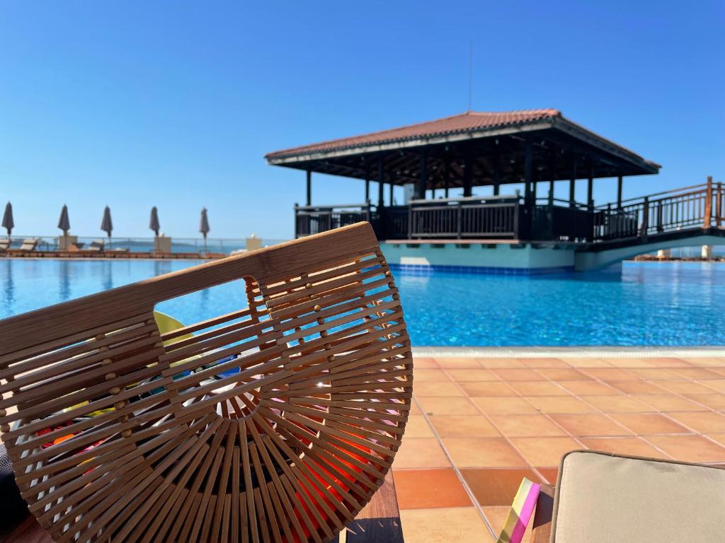 The swimming pool at or close to Sozopolis Cliffs Luxury Seaview Villa