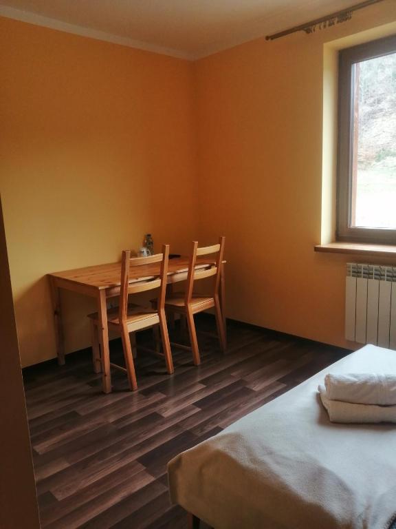 Postel nebo postele na pokoji v ubytování Noclegi Na Smaguli