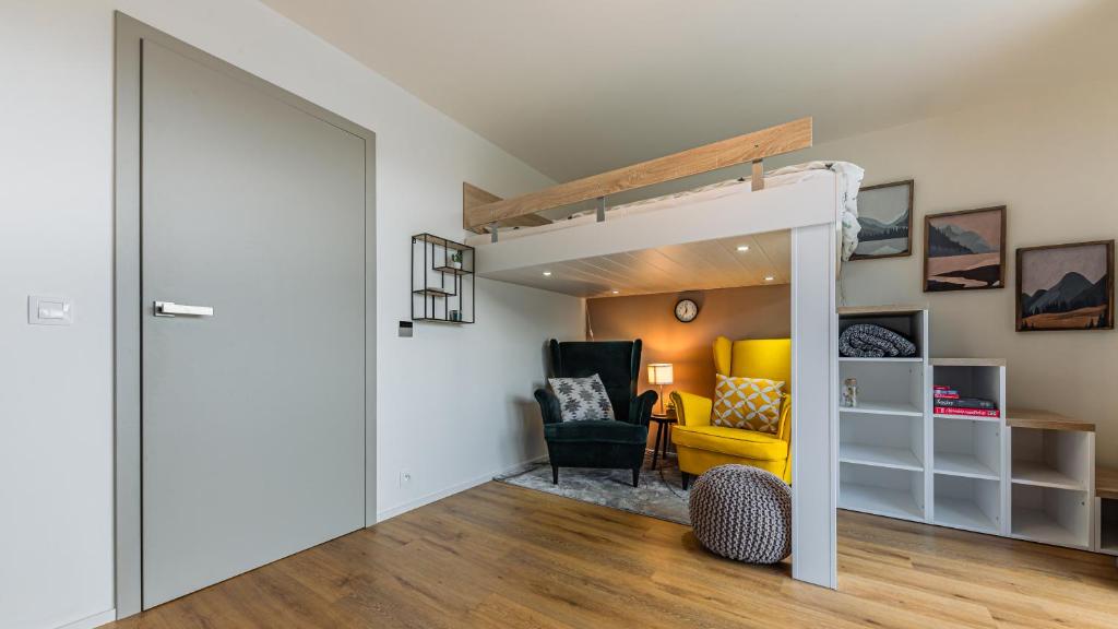 Posezení v ubytování Horský apartmán Stella