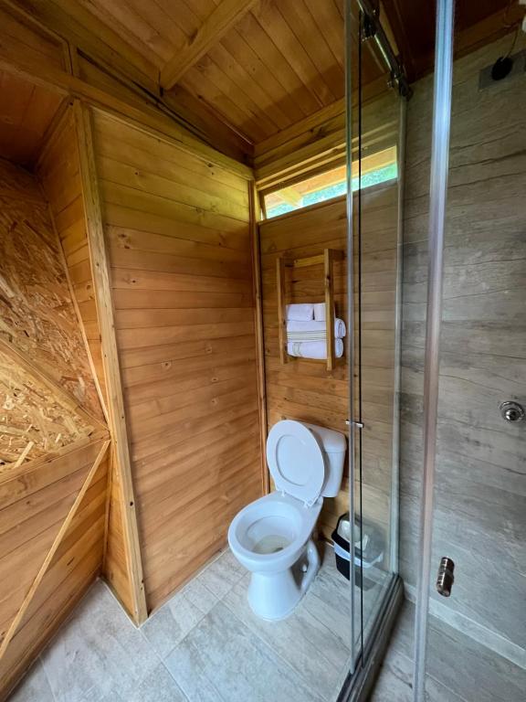 Koupelna v ubytování MonteLuna Glamping