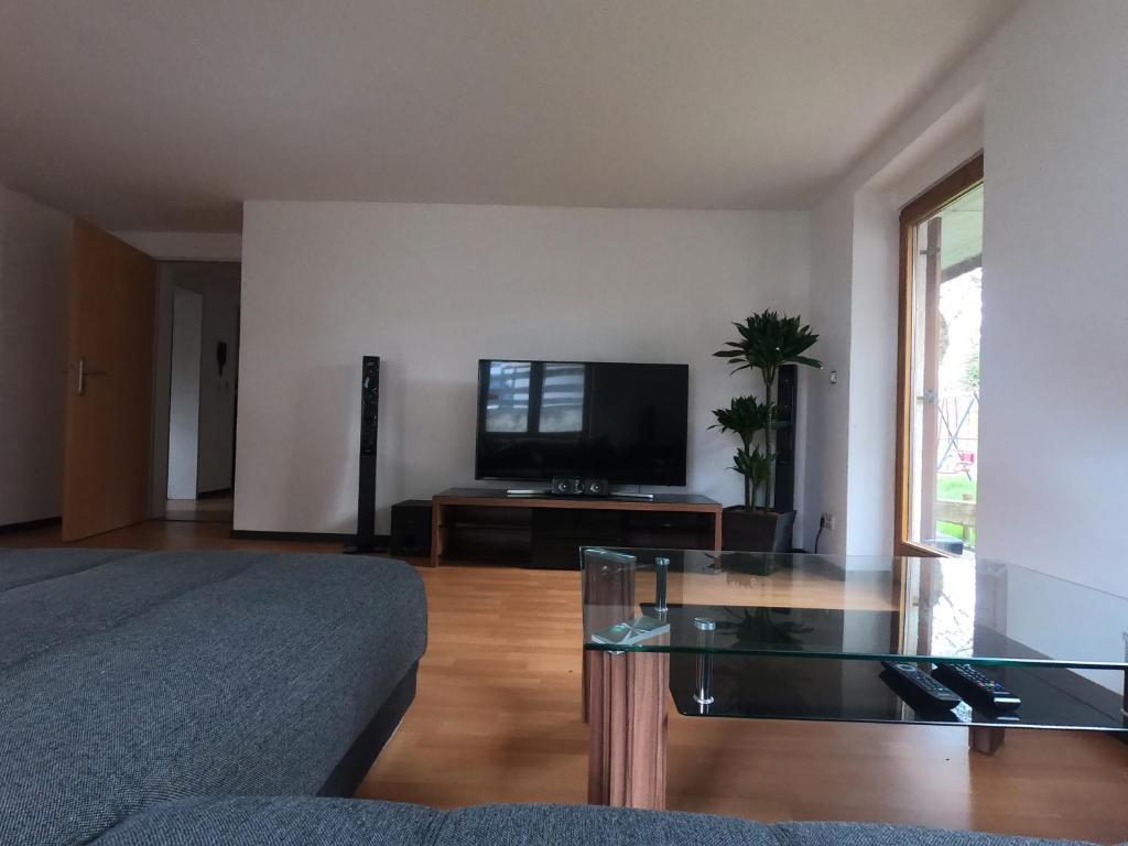 TV a/nebo společenská místnost v ubytování Ferienwohnung "Seaside"