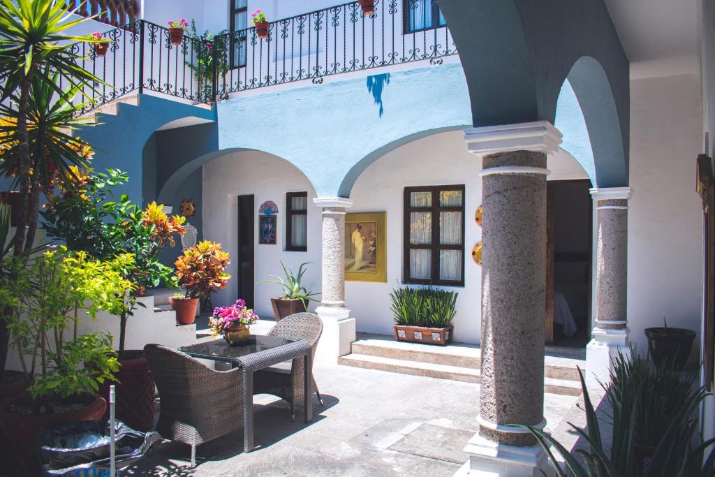Balkón nebo terasa v ubytování Hotel Boutique Casa Altamira