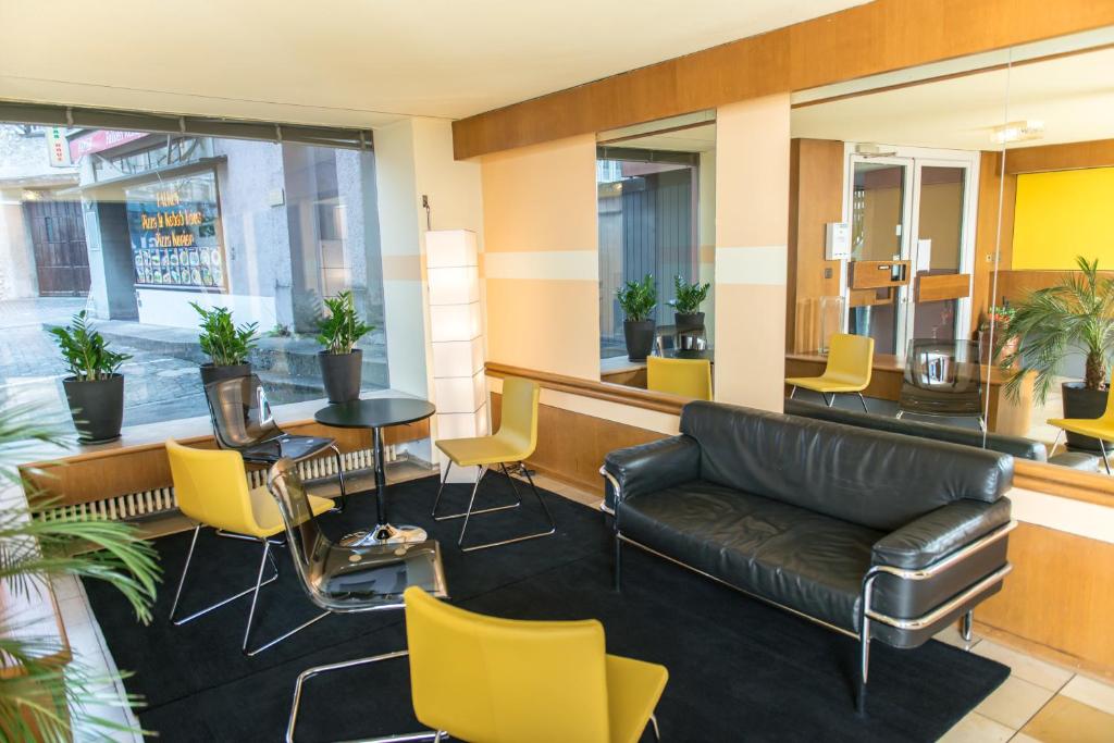 Posezení v ubytování Hotel Rotes Haus