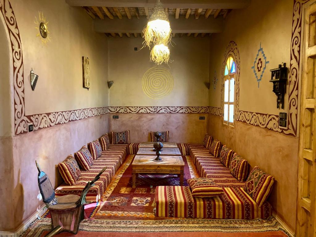 Istumisnurk majutusasutuses Riad Imuhar