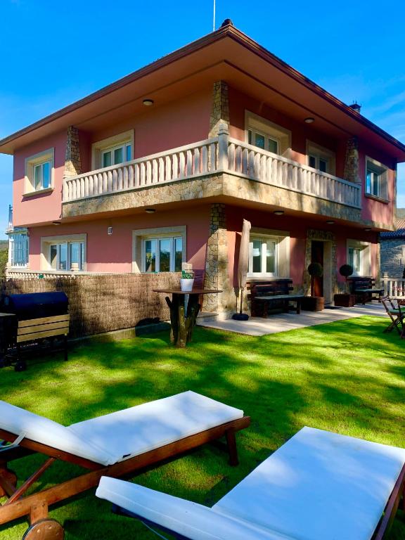 Vonkajšia záhrada v ubytovaní Casa do Rancho