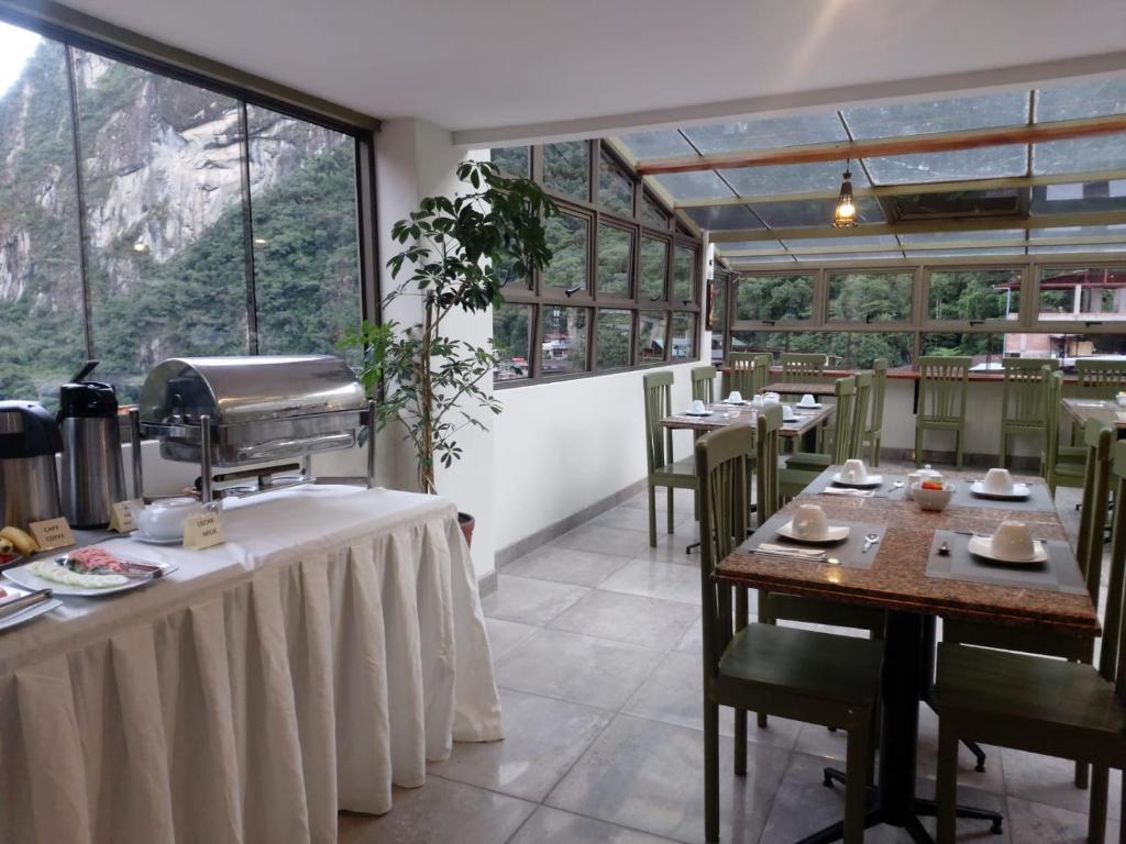 Restaurace v ubytování Hotel Pucara Machupicchu