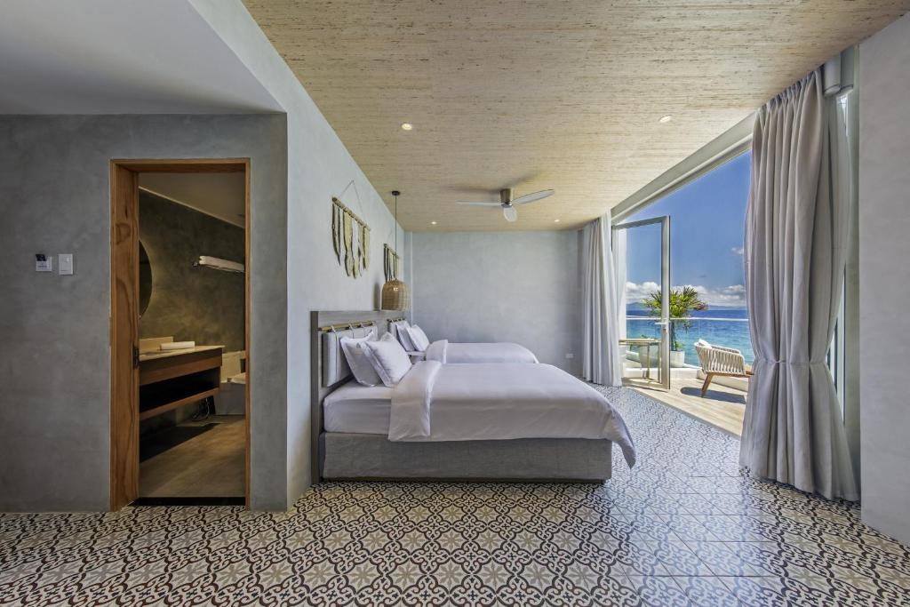Burgos Reef Boutique Resort - 带有海景的豪华双人或双子室