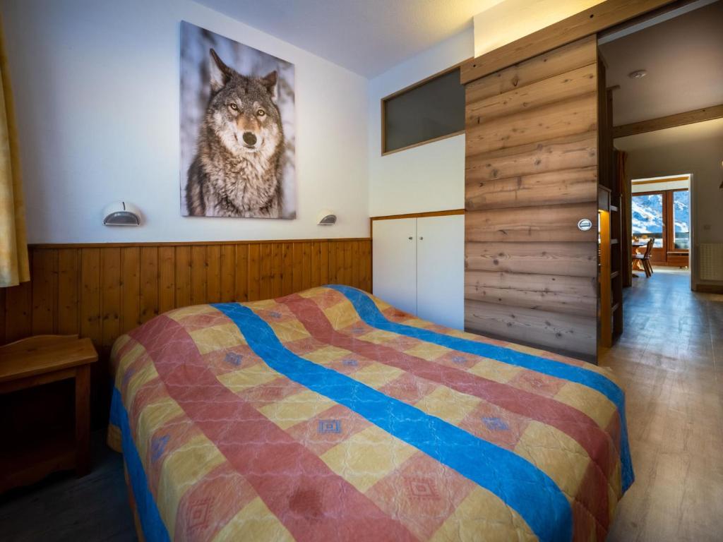 Posteľ alebo postele v izbe v ubytovaní Spacieux appartement 10 pers., skis aux pieds, balcon sud, Tignes Le Lac - FR-1-502-488