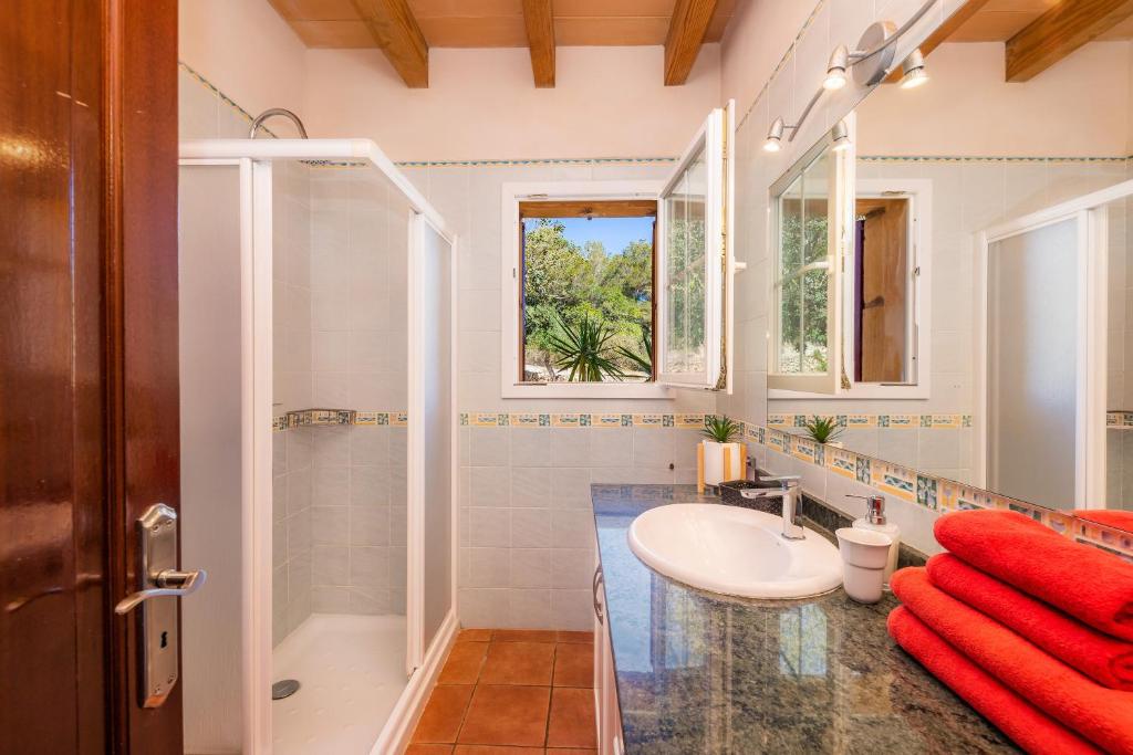 A bathroom at Maria