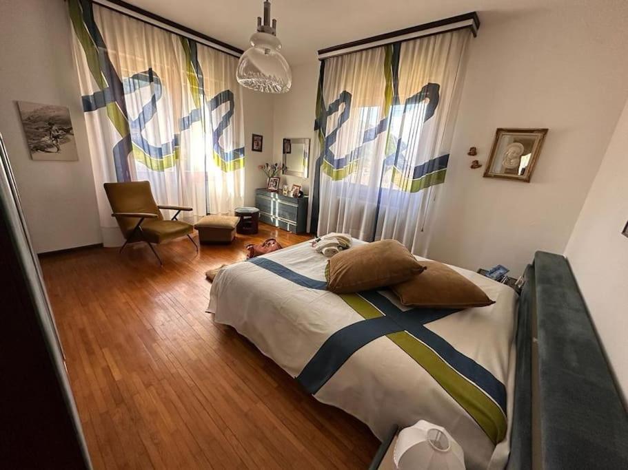 Postel nebo postele na pokoji v ubytování Casa panoramica