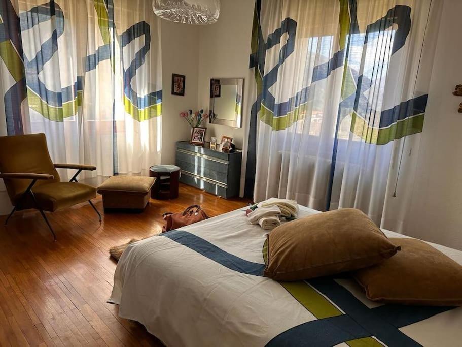 Postel nebo postele na pokoji v ubytování Casa panoramica