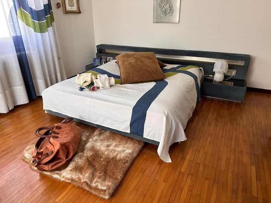 Postel nebo postele na pokoji v ubytování Casa panoramica