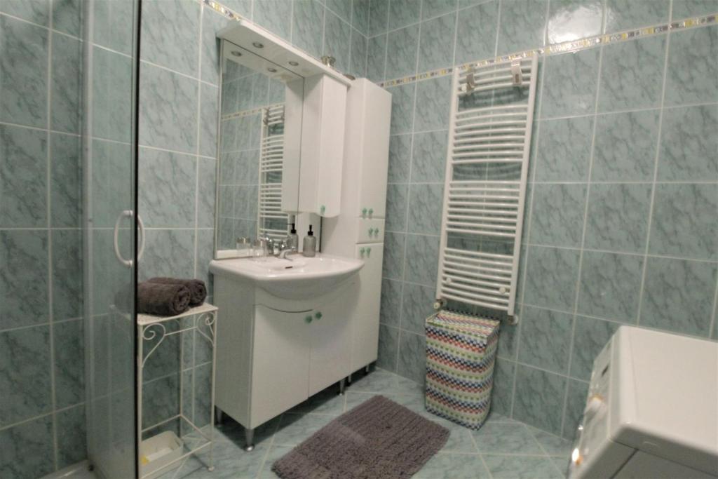 Koupelna v ubytování Villa Istriana