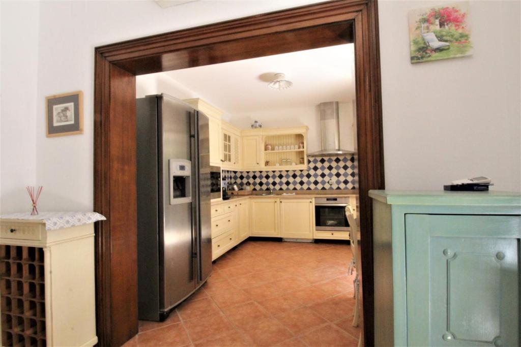 Kuchyň nebo kuchyňský kout v ubytování Villa Istriana
