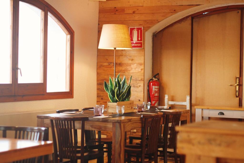 Restaurace v ubytování Can Salvador