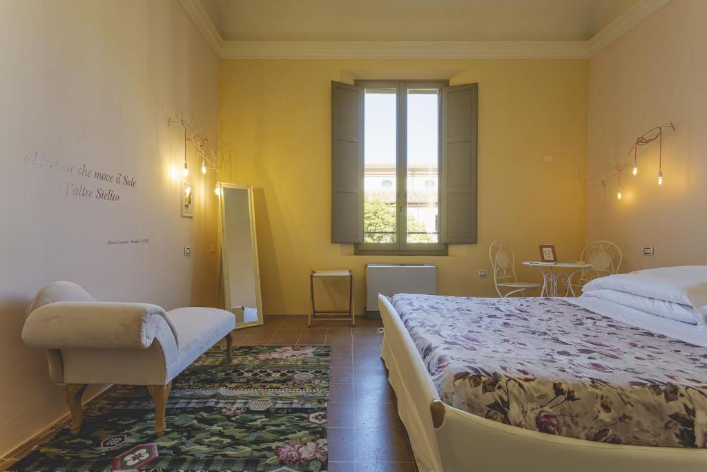 Postel nebo postele na pokoji v ubytování Antico Convento San Francesco
