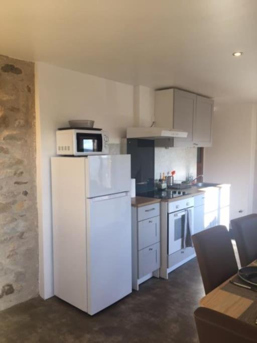 Kuchyňa alebo kuchynka v ubytovaní Joli appartement Les Archers