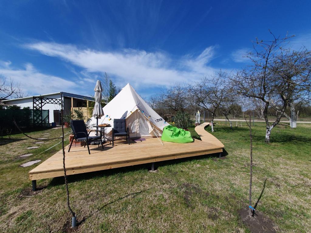 Zahrada ubytování Farm Glamping Ráckeve