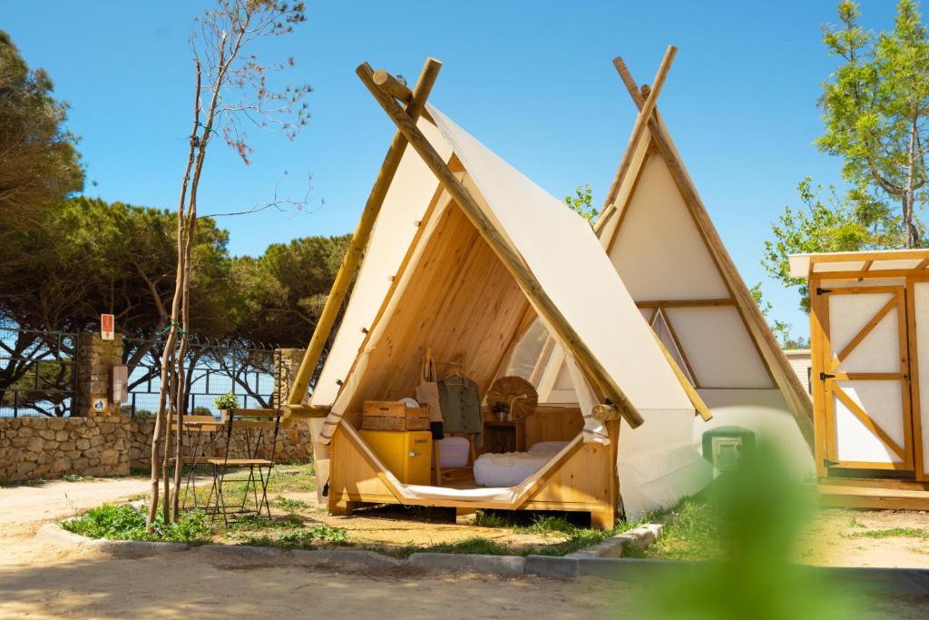 Příroda nedaleko luxury tent