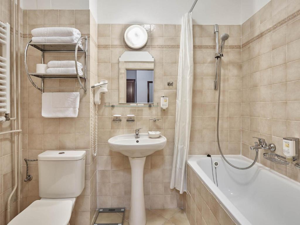 Vannituba majutusasutuses Hotel Romance