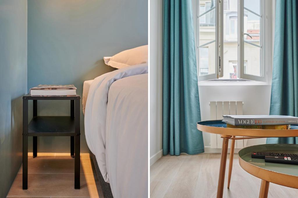 Posteľ alebo postele v izbe v ubytovaní Residence Center of Paris by Studio prestige