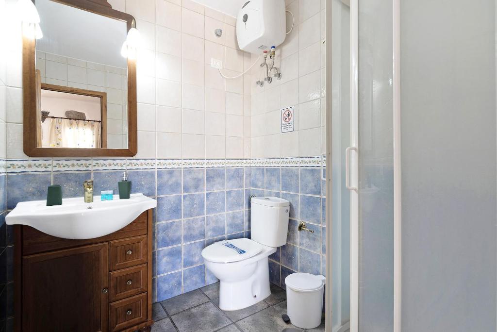 Koupelna v ubytování Vivienda Vacacional Risco Blanco