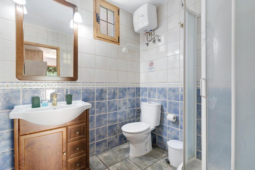 Koupelna v ubytování Vivienda Vacacional Risco Blanco