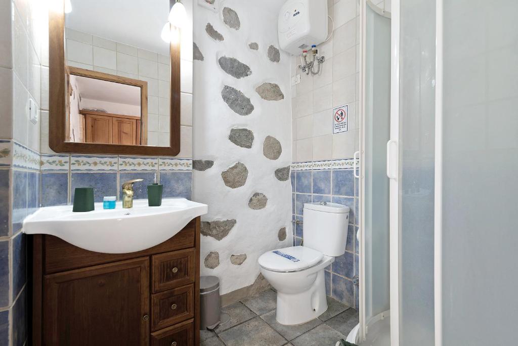 Koupelna v ubytování Vivienda Vacacional Risco Blanco