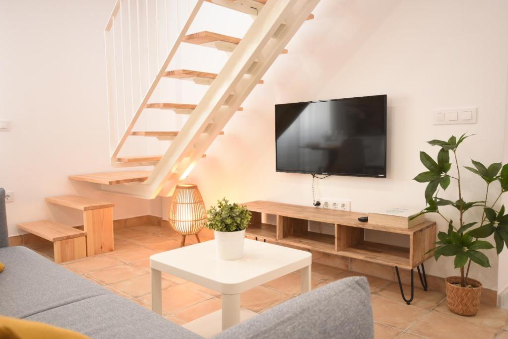 TV a/nebo společenská místnost v ubytování NORAY Home