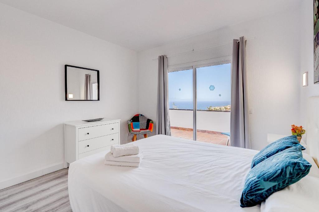 Posteľ alebo postele v izbe v ubytovaní Bright and modern apt in Costa Adeje