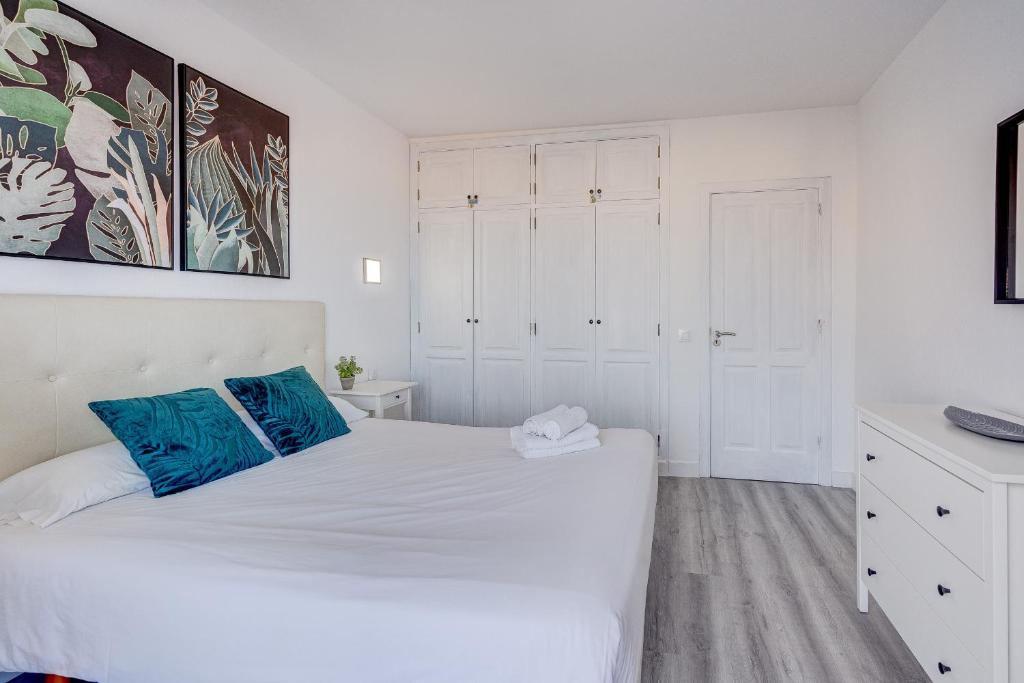 Posteľ alebo postele v izbe v ubytovaní Bright and modern apt in Costa Adeje