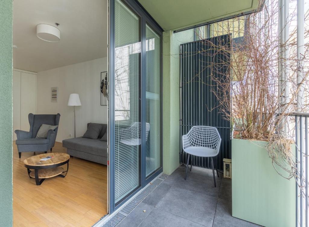 Część wypoczynkowa w obiekcie easy flat Green Prater