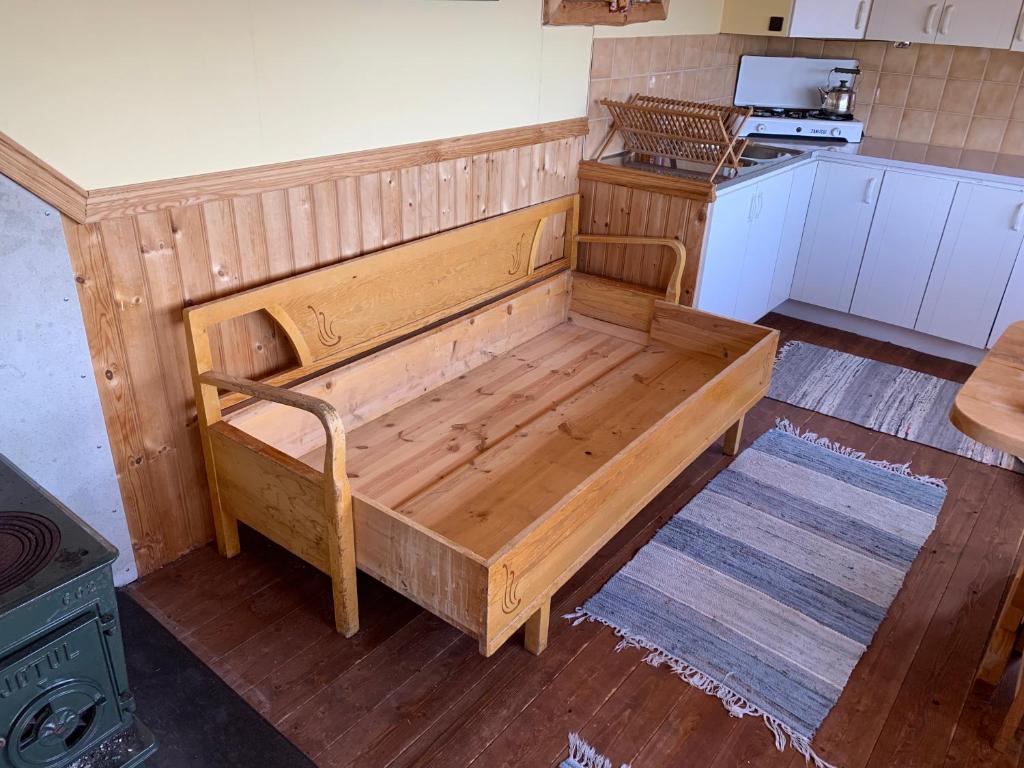 Kuchyň nebo kuchyňský kout v ubytování Sävsjön