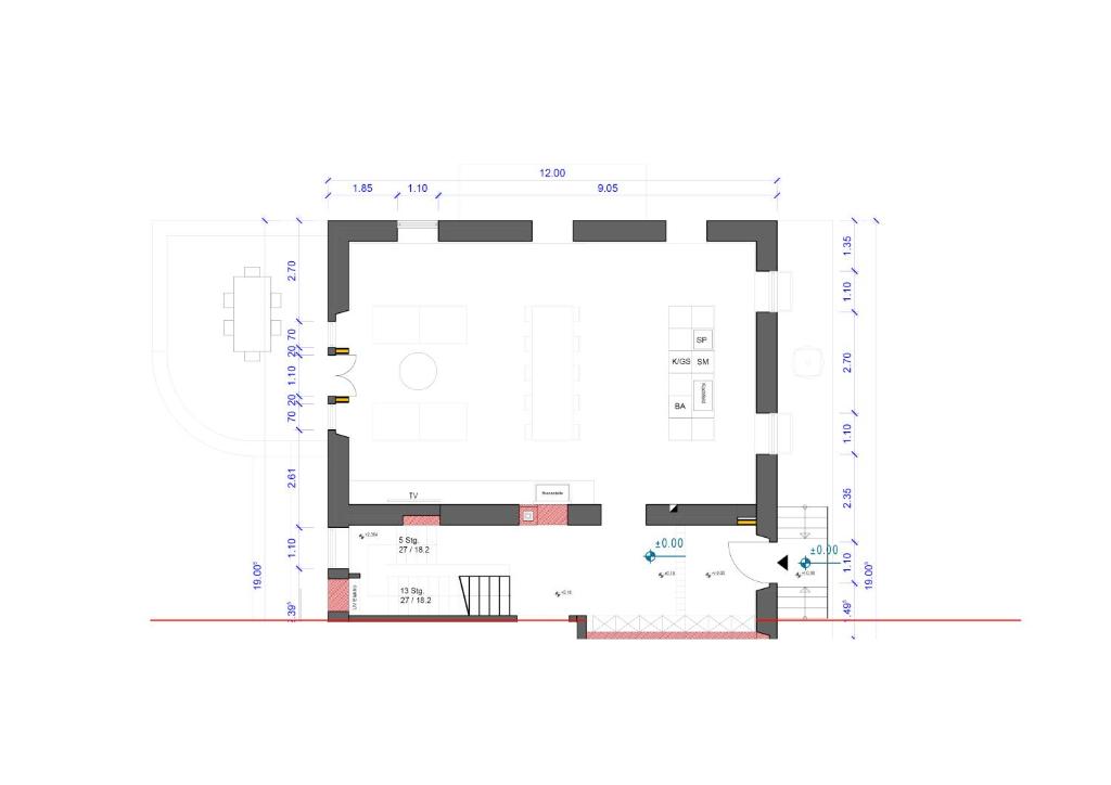 Půdorys ubytování Trierer Heide - Architektur zum wohl fühlen
