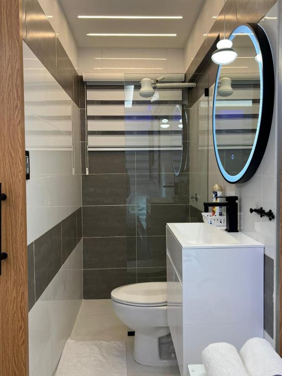 Koupelna v ubytování Alegria Hostal