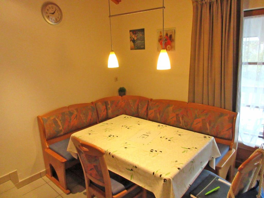 Posezení v ubytování Ferienwohnung Sunkler