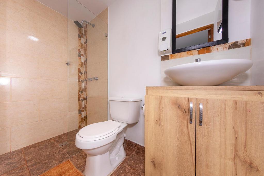 Koupelna v ubytování Hotel Ayenda Palo Alto
