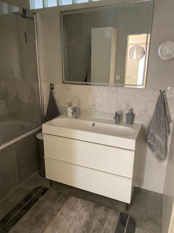 Koupelna v ubytování Apartmán Nitra