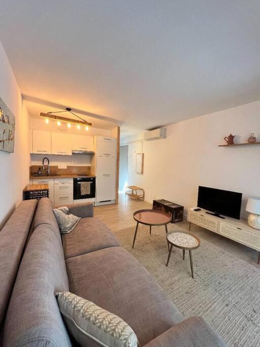Posezení v ubytování Joli studio Calvi 50m plage