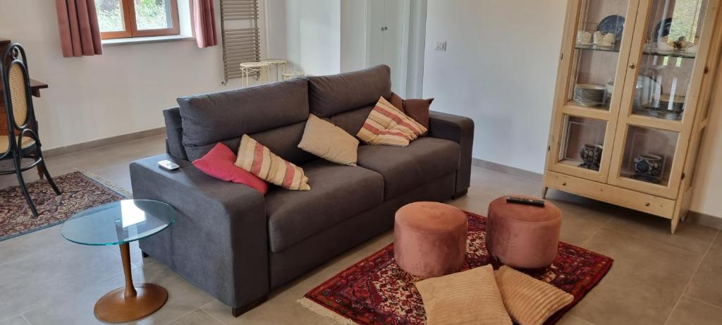Posezení v ubytování Oltre la Siepe Apartment