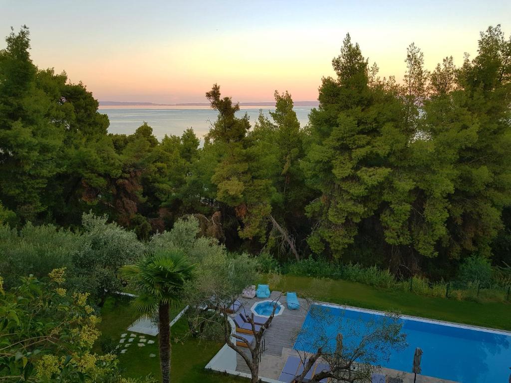 Bazén v ubytování Avatel Eco Lodge nebo v jeho okolí