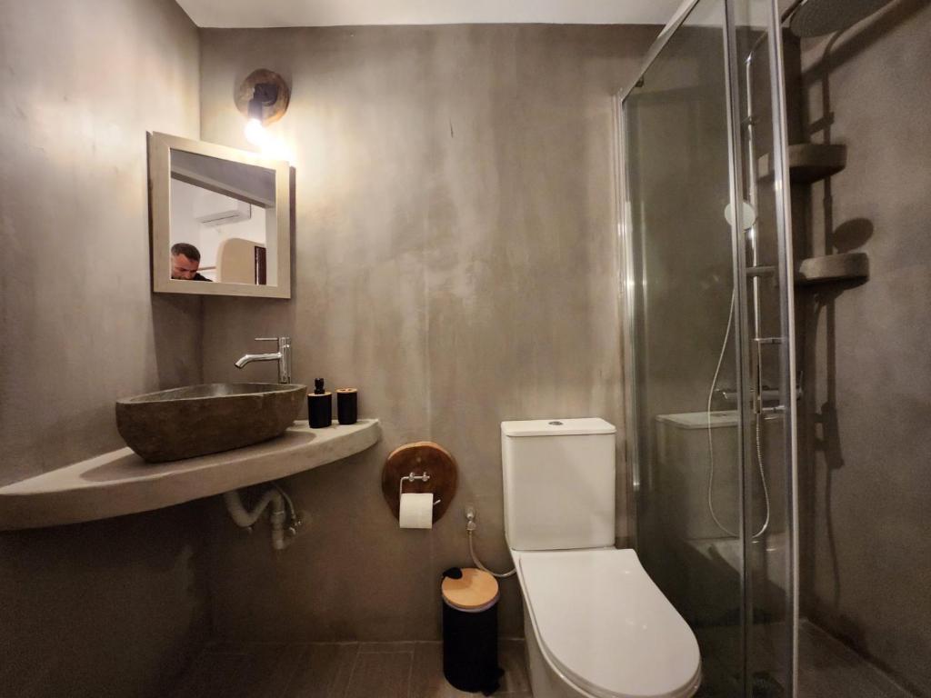 Koupelna v ubytování Èlia Luxury Rooms