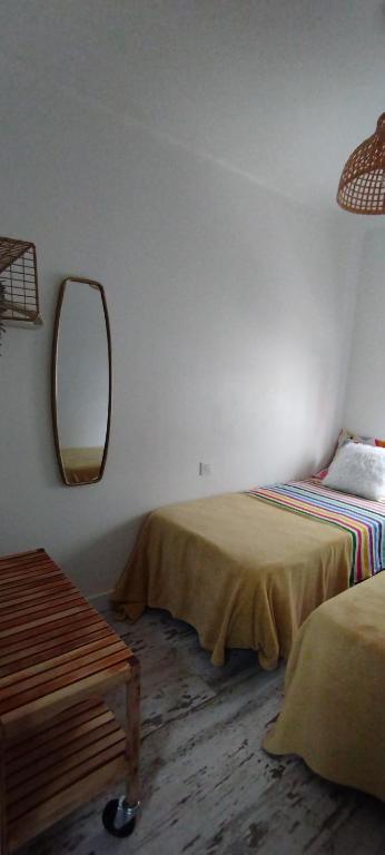 Postel nebo postele na pokoji v ubytování Apartment Barca 1 Camp Nou