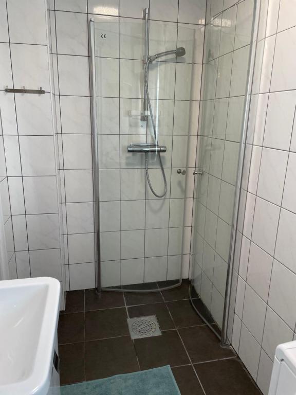 Koupelna v ubytování Bärsta BnB