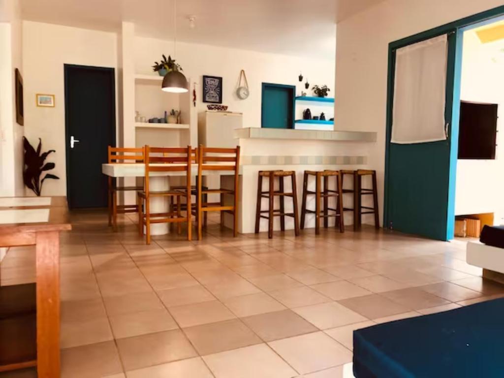 Posezení v ubytování Morada Bromélias praia da Ferrugem