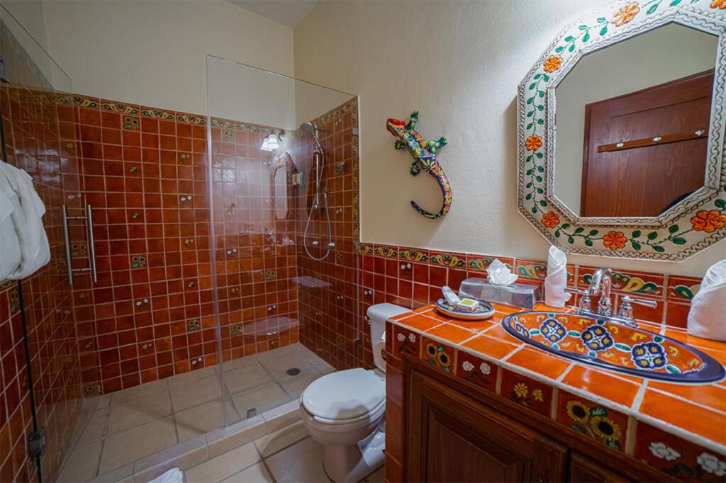 Koupelna v ubytování Casa Don Pascual Hotel Boutique Sweet Home