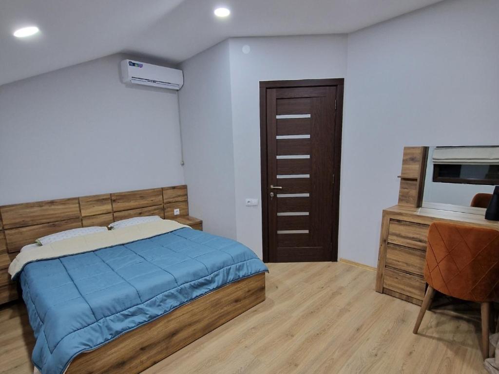 Postel nebo postele na pokoji v ubytování Cottage in Racha Mero