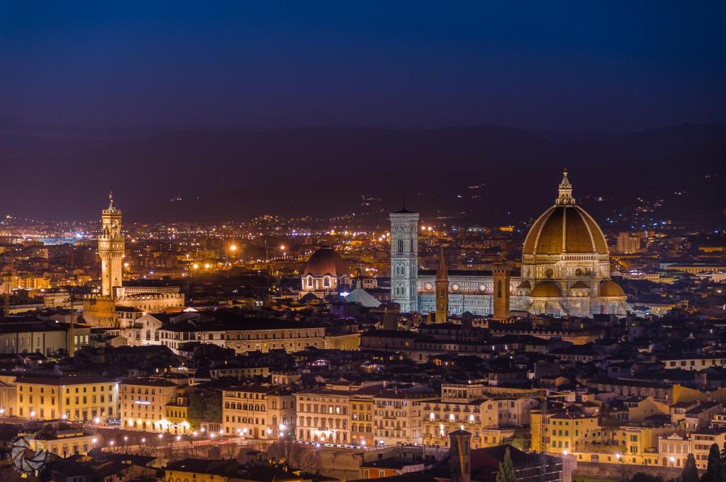 Výhľad na mesto Florencia alebo výhľad na mesto priamo z hotela
