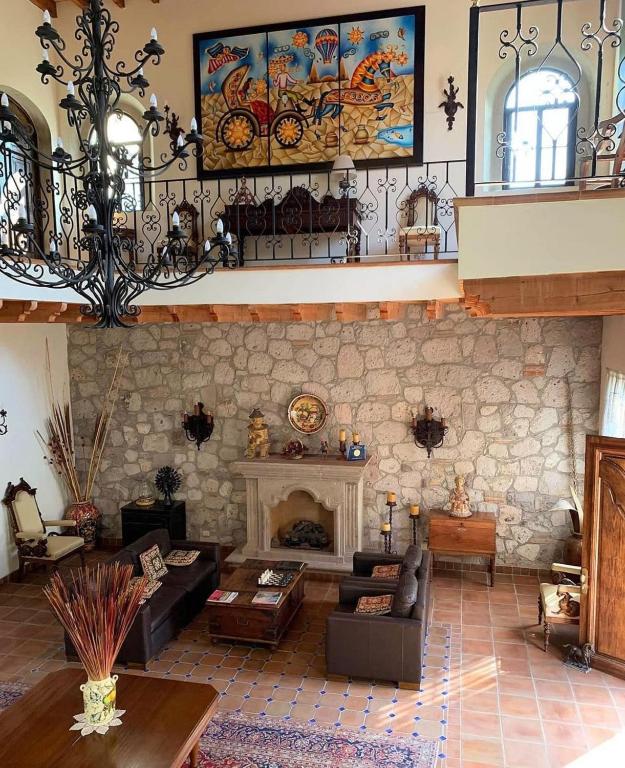 Posezení v ubytování Casa Don Pascual Hotel Boutique Sweet Home