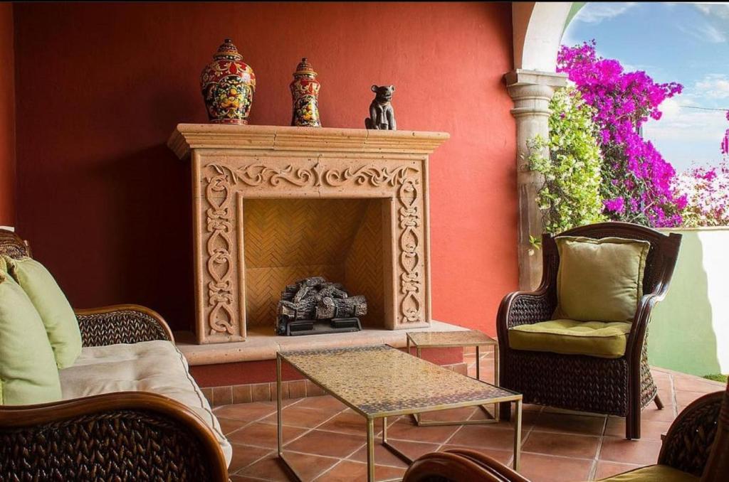 Posezení v ubytování Casa Don Pascual Hotel Boutique Sweet Home
